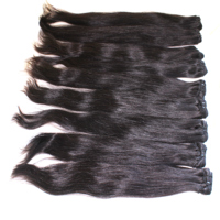 Cheveux Humains de Qualité Luxe 100% Vierge Remy Vietnamiens Lisses comme des Baguettes, Paquets à Double Trame Cousue à la Machine, Ondulations Profondes Souples 27, BT HAIR