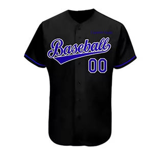 Uniforme de béisbol de alta calidad fabricado en fábrica personalice su propio logotipo de estilo nombre 100% poliéster al por mayor - Product Image 4