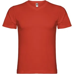 T-shirt pour homme Samoyedo à manches courtes et col en V, T-shirts promotionnels pour homme - Product Image 4