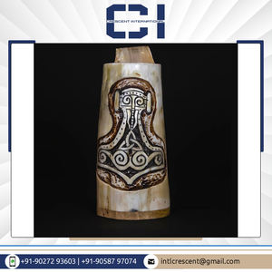 Tasse à bière en céramique de corne à boire Viking de haute qualité largement utilisée par les professionnels pour les fêtes pour les gros acheteurs - Product Image 4