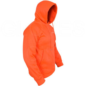 Fabricante de Ropa OEM, Sudaderas con Capucha Impermeables de Forro Polar para Invierno, Diseño Bordado Personalizado, 100% Algodón Orgánico - Product Image 4