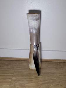 Corne à boire viking naturelle sans fuites, corne à bière nordique, mug, fabrication indienne, le meilleur des cornes viking par HANNAN HANDICRAFT - Product Image 2