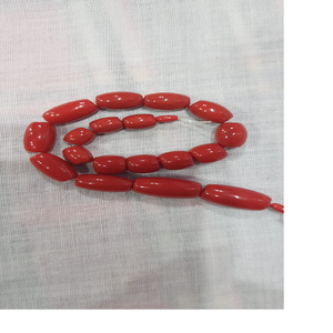 ที่กำหนดเองทำลูกปัดสีดำที่มีแถบสีขาวลูกปัดแก้วในรูปทรงและขนาดเหมาะสำหรับนักออกแบบเครื่องประดับและร้านค้าลูกปัด - Product Image 2