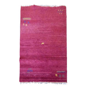 Tapis indien noué à la main, unique en son genre, 6'5 x 4'6 - Product Image 1