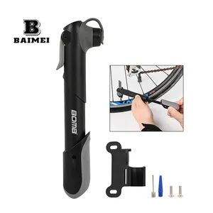 BM Bicycle Manual Mini Bike Pump Inflator Compressor With Stand Suitable For Tire Pump MTB Mountain Bike Pump