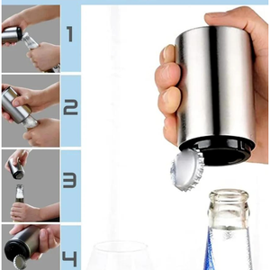 Abridor de Tapas de Botellas Magnético Automático, Modelo 8684777102468 - Product Image 2