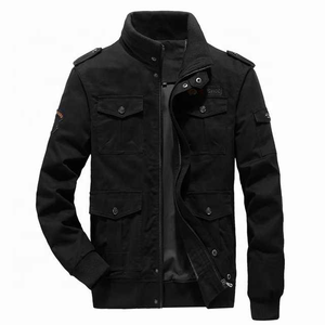 Veste coupe-vent décontractée de couleur unie d'automne et d'hiver pour hommes 2025 - Product Image 5