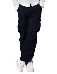 Men's Lightweight High Cotton Canvas Ripstop Sweatpants Dark <b>Cargo</b> <b>Work</b> <b>Pants</b> Big Tall Construction Utility Casual Baggy New - Product Image 4