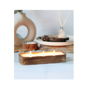 Acacia Wood <b>Candle</b> Dough Stand 100% Natural <b>Long</b> Eco-Friendly Wooden Rectangular Dough Bowl Handmade Top sale - Product Image 2