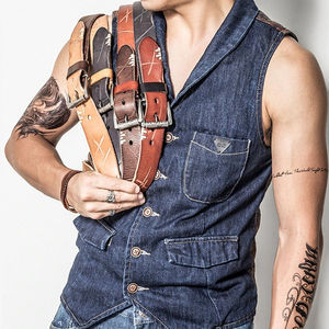 Nuevo Cinturón de Cuero Vacuno Genuino para Hombre, Hebilla Automática de Aleación, Casual, Ecológico, Impermeable, Logotipo Personalizado OEM - Product Image 5