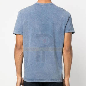 Moda personalizada lavado ácido camiseta hombres de gran tamaño Vintage camiseta impresa 100% algodón verano Unisex lavado ácido camiseta - Product Image 4