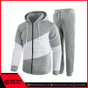 ชุดวอร์มผ้าฝ้ายขนแกะ100% สำหรับใส่กลางแจ้งดีไซน์ตามสั่งล่าสุด - Product Image 3