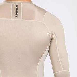 2025 mejor calidad superior logotipo personalizado Unisex MMA Rash Guard Shorts Set Anti-UV UPF50 + entrenamiento de entrenamiento transpirable de secado rápido caliente - Product Image 2