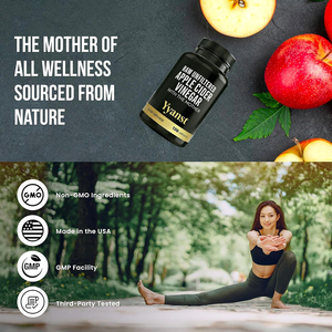 High quality PRIVATE LABEL daily health Apple Cider <b>Vinegar</b> Capsules Clean Detoxification support Digestive weight management - Product Image 4