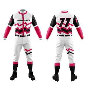 Uniformes de Béisbol Personalizados y Transpirables para Equipos, Tallas Grandes, Precio de Fábrica, para Ligas de Adultos con Ajuste Profesional - Product Image 1