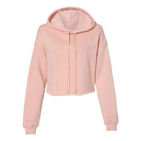 Sweat-shirt à capuche zippé court pour femme, manches longues, cordon de serrage, style décontracté, Trackstar, OEM, marque privée