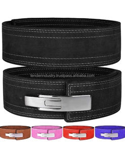 Cinturón de Levantamiento de Pesas Ajustable, de Cuero Vacuno, con Hebilla de Acero Antideslizante, Cómodo, Duradero, con Logotipo Personalizable, Superventas - Product Image 3