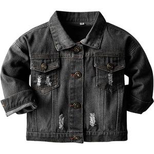 Wholesale High Quality Custom Cotton Toddler <b>Boys</b> <b>Jackets</b> <b>Boy</b> Stylish Denim <b>Jacket</b> Custom <b>Jacket</b> for Kids - Product Image 1