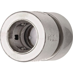 Garden Water Connector with Water Stop GEKA Plus Push-Fit System Nickel-Plated Brass 13 Mm <b>Hose</b> Pack of 5 - Product Image 1