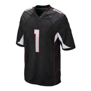 Camiseta de fútbol americano con logotipo personalizado, manga corta, talla grande, precio de fábrica, técnica impresa - Product Image 1