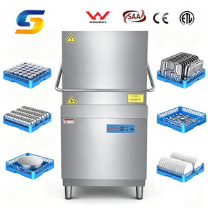 Petite lave-<span class=keywords><strong>vaisselle</strong></span> commerciale rapide pour verres à vin et couverts, équipement de cuisine <span class=keywords><strong>gastronomique</strong></span> en acier inoxydable - Product Image 3