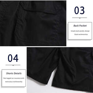 Shorts de Boxeur pour Hommes en Spandex/Polyester en Gros Logo Personnalisé Style Urbain Respirant Séchage Rapide Écologique Shorts à Cordon - Product Image 3