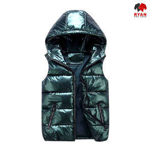 Gilet matelassé imperméable personnalisé Ryan Pro Gear pour hommes, tissu confortable, respirant et anti-boulochage, options de logo OEM - Product Image 2