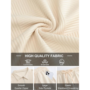 Survêtement athlétique à capuche deux pièces de sport décontracté pour hommes, jogging à manches longues, survêtement d'été, grande taille et caractéristique de maternité - Product Image 6