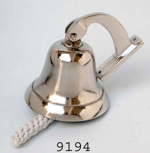 Campana de barco de aluminio náutico antiguo campana de barco de montaje en pared de diseño clásico a la venta a bajo precio - Product Image 3