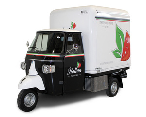 Tricycle alimentaire électrique, chariot de restauration mobile à trois roues, résistant à la rouille, garantie 5 ans, café, pizza, tacos, glaces - Product Image 2