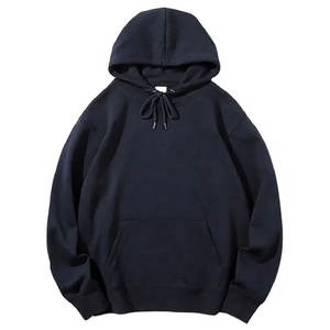 Nouveau Style Street Wear Mode 100% Coton Épais Logo Personnalisé Surdimensionné Drop Shoulder Hoodies Hommes avec un design personnalisé - Product Image 3