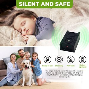 Repelente Ultrasónico de Plagas para Ratones y Martas, con Batería, Luz Intermitente, No Tóxico, Inodoro, Fácil de Instalar para Hogar y Coche - Product Image 6