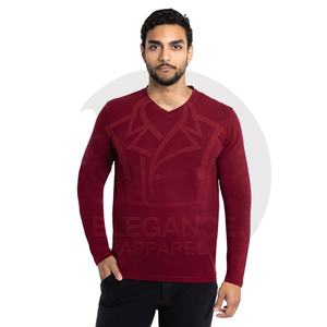 Premium Quality Full <b>Sleeve</b> Shirt Stylish Casual Wear <b>Long</b> <b>Sleeve</b> <b>Tops</b> Made in Pakistan Men's Classic <b>Long</b> <b>Sleeve</b> V-Neck T-Shirt - Product Image 5