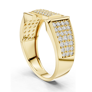 Bague pour femme en diamant de laboratoire de 0,794 carats, clarté VVS-VS EF, or 18 carats, 14 carats, 10 carats et argent 925, or rose, or jaune, or blanc - Product Image 5