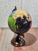 Globe du monde décoratif en or de luxe pour la maison et le bureau Décoration de table en métal élégante