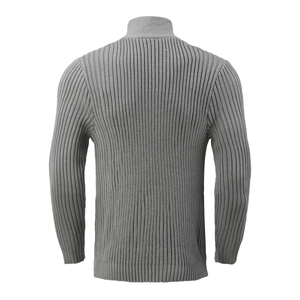 Pull oversize 100% coton pour hommes Pull d'hiver décontracté à manches longues Crochet avec logo imprimé motif décoration Pulls pour hommes - Product Image 2
