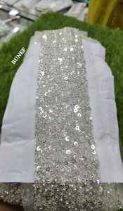 Fait sur mesure en perles de forme ronde brodées de deux manières de couleur dans des conceptions ethniques à des fins diverses dans différentes tailles - Product Image 2