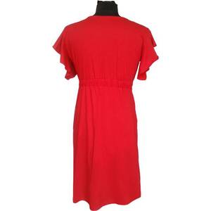 Robe de maternité sur mesure, écologique, décontractée pour femmes, col en V, coton, bambou, motif floral, style à volants, vêtements de plage pour la grossesse - Product Image 3