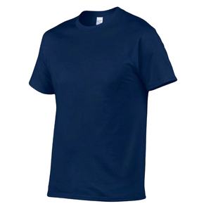 Camisetas de Hombre 100% Algodón/Fibra de Bambú, Camisetas Transpirables Antiarrugas de Cuello Redondo Personalizadas de Alta Calidad - Product Image 1