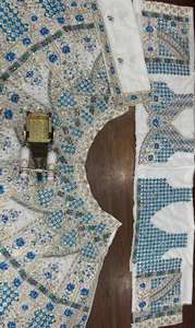 Traje Lehenga Choli bordado tradicional de Georgette de imitación elegante para mujer del proveedor indio directo Dupatta de red para indio - Product Image 5