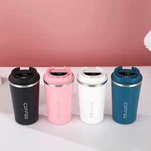 Mug à café isotherme 510 ml avec affichage LED de la température, alimenté par batterie, pour le bureau et le rangement sur le bureau - Product Image 5