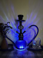 Ensemble d'outils de chicha narguilé LED fantaisie personnalisé de haute qualité outils de fumer en acier inoxydable avec pièces personnalisables
