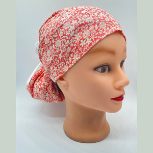 Mode impression queue de cheval gommage casquette réglable cravate fermeture prix de gros impression personnalisée Logo cheveux couverture chapeau médical gommage casquettes - Product Image 5