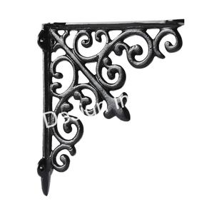 Hot Selling Cast <b>Iron</b> Garden Plants <b>Holder</b> Bracket <b>Wall</b> <b>Mounted</b> Vintage Style Handmade Crafted Multifunctional Bracket Best Sale - Product Image 6