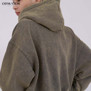 Sweats à capuche unisexes personnalisés 320 GSM Premium Sweatshirts lourds Prix d'usine Vente en gros Sweats à capuche confortables et chauds - Product Image 5