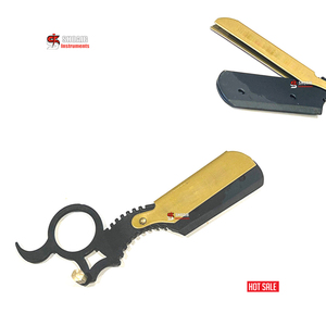 มีดโกนสำหรับร้านตัดผมชายแบบตรงขอบตรงสไตล์แหวนเดียว - Product Image 3