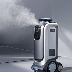 Robot de désinfection portable à atomisation automatique, stérilisation par pulvérisation, lumière UV-C, charge automatique, navigation VSLAM - Product Image 1