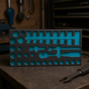 Inserto de Espuma Suave de 2 Componentes Hazet para Cajas de Herramientas 163-483/33 - Product Image 3