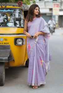 Vêtements indiens et pakistanais élégants en georgette ethnique saree avec bordure en dentelle perlée imprimée 6 couleurs étonnantes au choix - Product Image 6