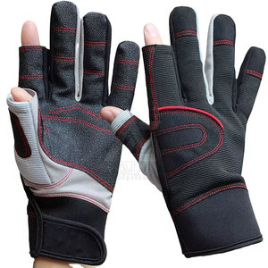 Guantes de Vela Ligeros de Cuero Suave 2025, Guantes Deportivos Acuáticos de Secado Rápido para Navegación, Pesca y Actividades al Aire Libre - Product Image 1